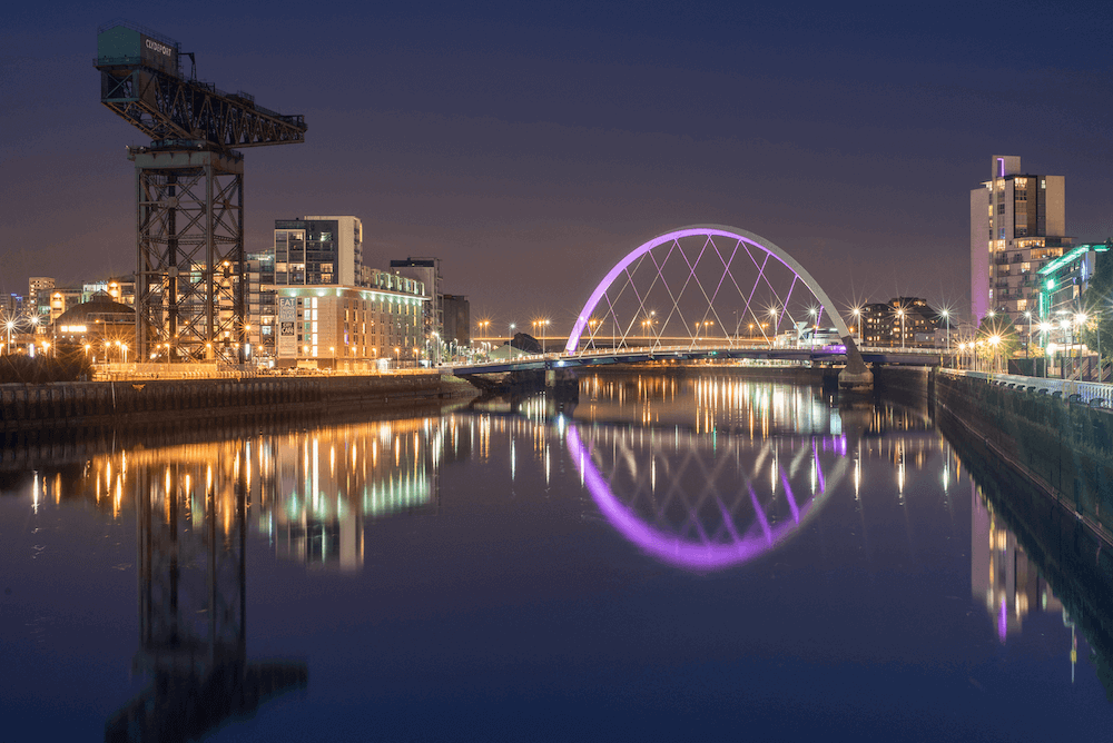 Glasgow, on the River Clyde
